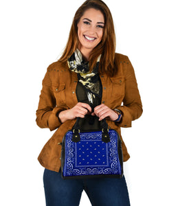 Crip Blue Shoulder Handbag