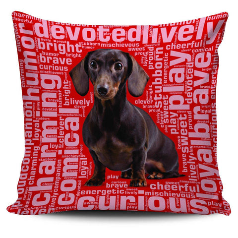 Image of Dachshund 18" Pillow Covers - Spicy Prints