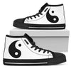 Yin Yang Womens High Top White