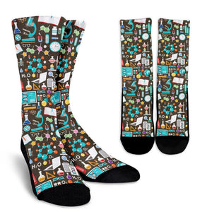 Science Pattern Socks - Spicy Prints