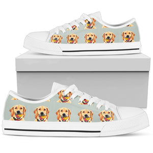 Golden Retriever Women's Low Top Shoe