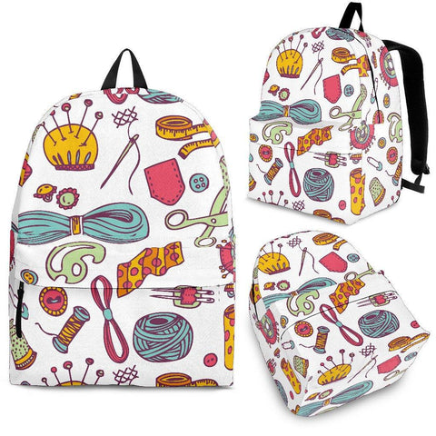 Image of Knitting Lovers Backpack - Spicy Prints