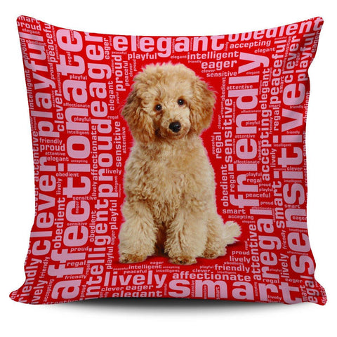 Image of Poodle 18" Pillow Cover - Spicy Prints