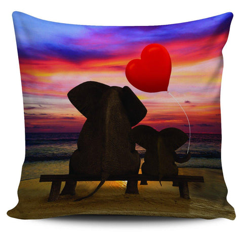 Image of Elephants 18" Pillow Cover - Spicy Prints