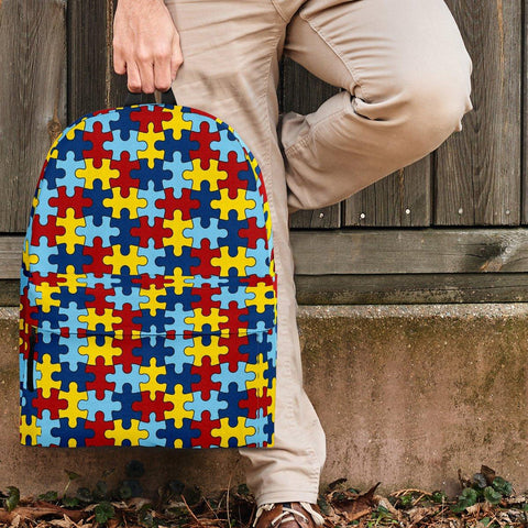 Image of Autism Awareness Backpack - Spicy Prints