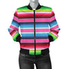 Mexican Stripe Womens Bomber Jacket