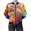 Painted Colours Ladies Bomber Jacket