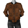 Chocolate Lab Womens Bomber Jacket