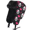 Hearts And Skulls Trapper Hat