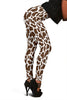 Brown Cow Animal Print Leggings