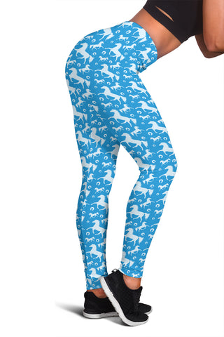 Image of Blue Horse Leggings