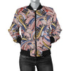 Funky Patterns in Pinks - Women's Bomber Jacket