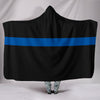 Thin Blue Line Hooded Blanket