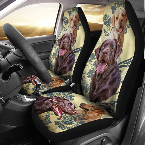 Image of Labrador Car Seat Covers (Set of 2)