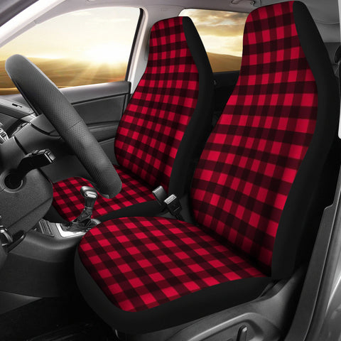 Image of Car Seat Covers - Plaid