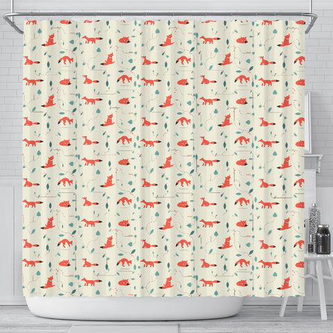 Image of Fox Shower Curtain