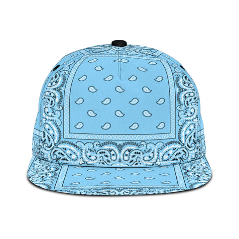 Image of Baby Blue Bandana Style Snapback