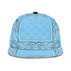 Baby Blue Bandana Style Snapback