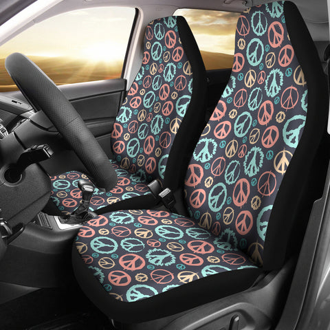 Image of Peace Car Seat Covers