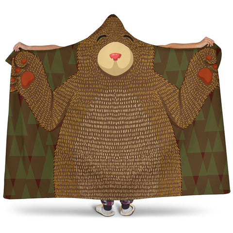 Image of Bear Hooded Blanket