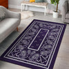 Royal Purple Bandana Area Rugs - Fitted