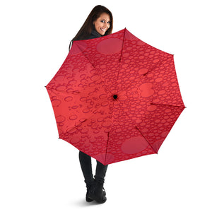 Red Raindrops Umbrella