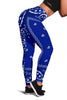 Crip Blue Bandana Style Ladies Leggings