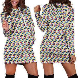 Hoodie Dress Multi-color