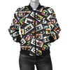 Retro Vintage Cassette Tape - Women's Bomber Jacket