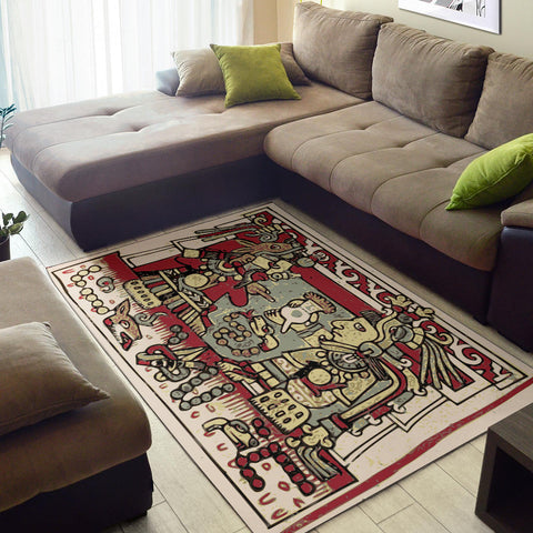 Image of Aztec Village Area Rug