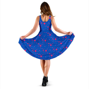 Pink and Blue State of Mind Women's Dress