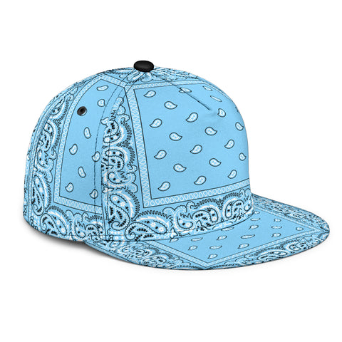 Image of Baby Blue Bandana Style Snapback