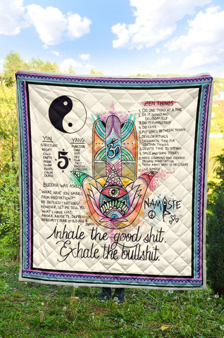Image of Yoga Exhale Quilt