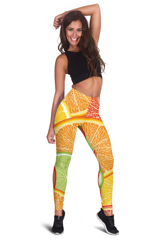 Image of Citrus Slice Women's Leggings