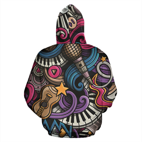 Image of Music Zip-Up Hoodie