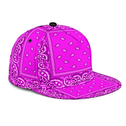 Image of Hot Pink Bandana Style Snapback Cap