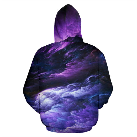 Image of NP Purple Universe Zip Hoodie