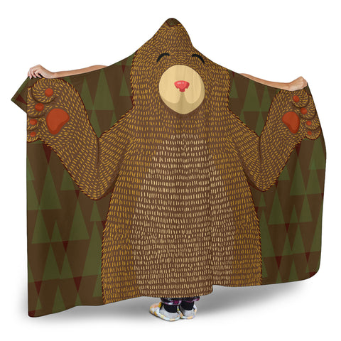 Image of Bear Hooded Blanket