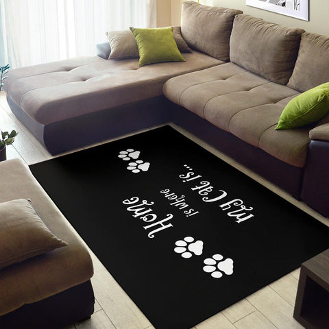 Image of Cat Home Area Rug