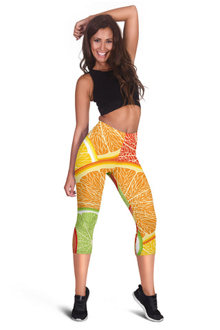 Image of Citrus Slice Women's Capris