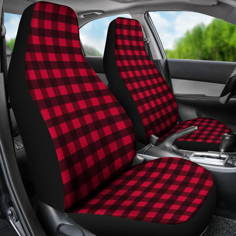 Image of Car Seat Covers - Plaid