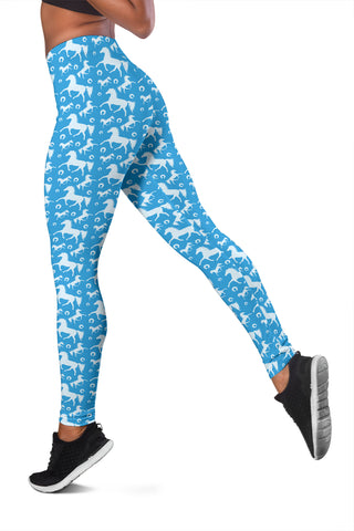 Image of Blue Horse Leggings