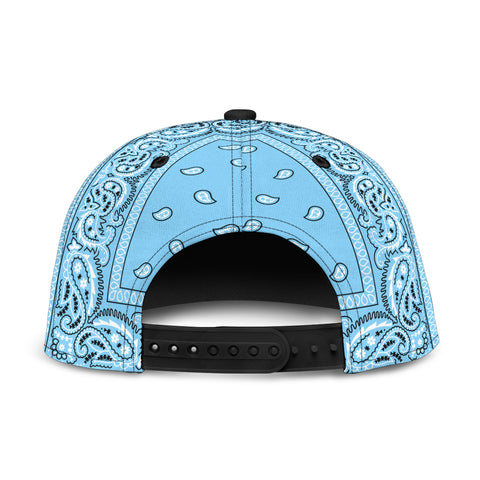 Image of Baby Blue Bandana Style Snapback