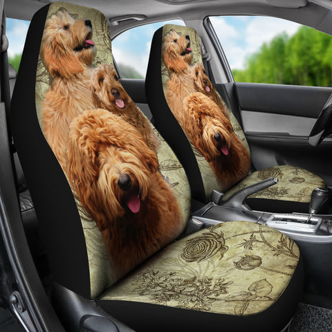 Image of Goldendoodle Car Seat Covers (Set of 2)