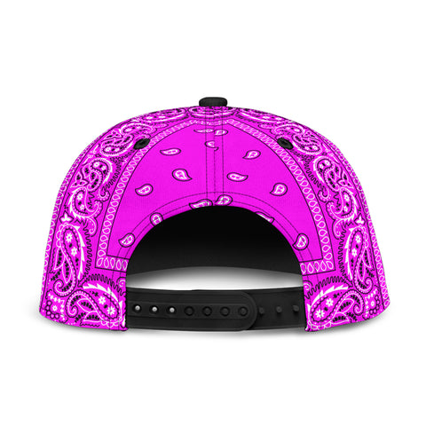 Image of Hot Pink Bandana Style Snapback Cap