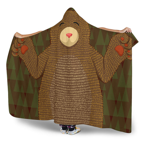 Image of Bear Hooded Blanket