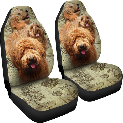 Image of Goldendoodle Car Seat Covers (Set of 2)