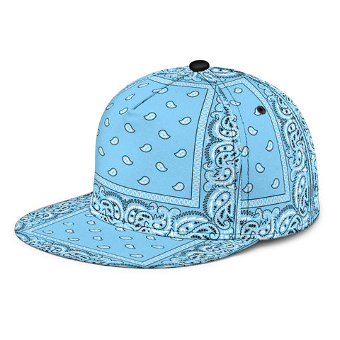 Image of Baby Blue Bandana Style Snapback