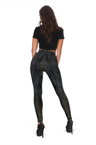 Image of Distressed Camo Leggings With Grunge Camouflage