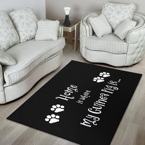 Image of Guinea Pig Home Area Rug